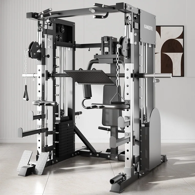 Commercial Fitness Smith Machine Strength Integrated Training Equipment Set Combination Home Hitness Multi-Functional