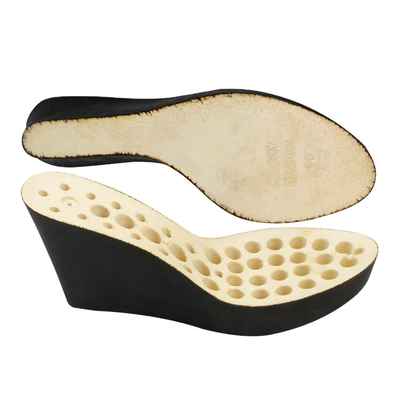 Обувь из ПУ кожи на танкетке для изготовления женских сандалий