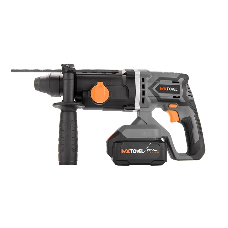 MXTOVEL Custom Unique Design 18v Rechargeable Battery Drill Cordless Power Tools Electric Hammer Drills