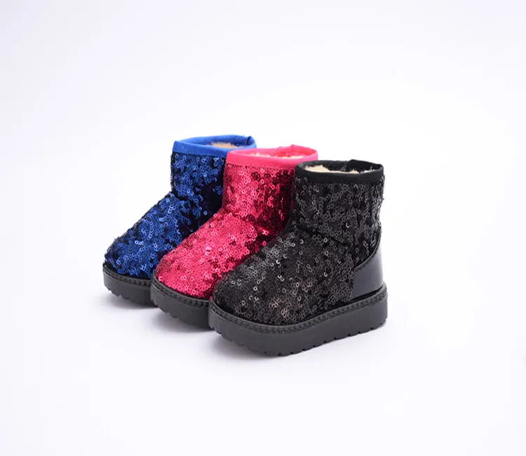 sequin winter boots