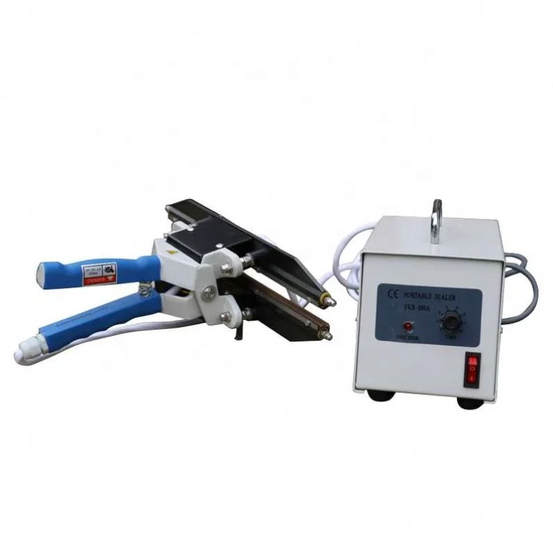 400mm 220V Portable Hand-type Clamp Sealing Machine Direct-Heat Sealer 500W