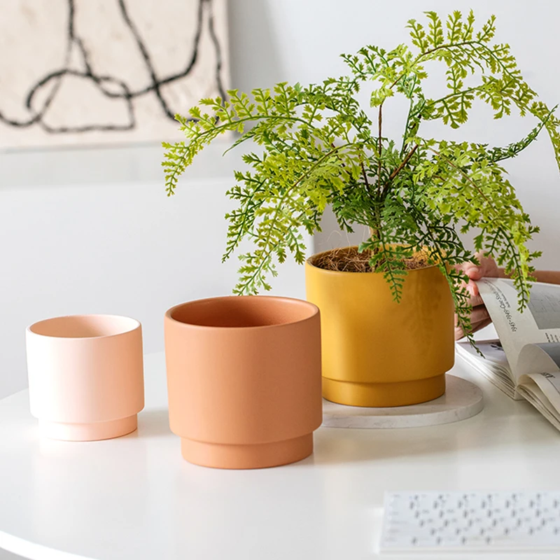 Nordic Home Gardening Small Planter Ceramic Flower Pot Wholesale Buy Home Gardening Flower Pot