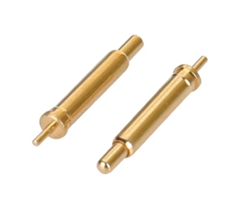 Pogo Pin Dip Type Probe Double Head Brass Gold Plating Straight Floating Installation Pogo Pin Connector