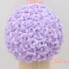 [34ซม.] ลูกบอลกุหลาบสีม่วง 50ซม