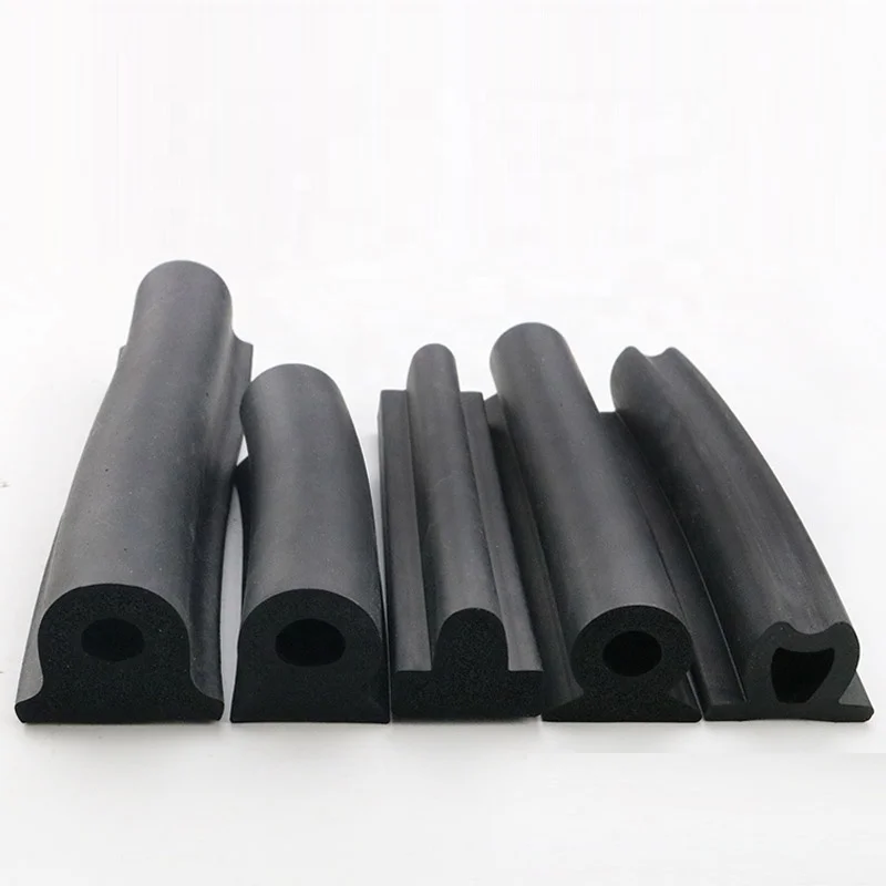 Plastic Rubber Trim Extrusion Profile Hot Sale Flexible Edge Bottom Folding Door Weather Seal Strip