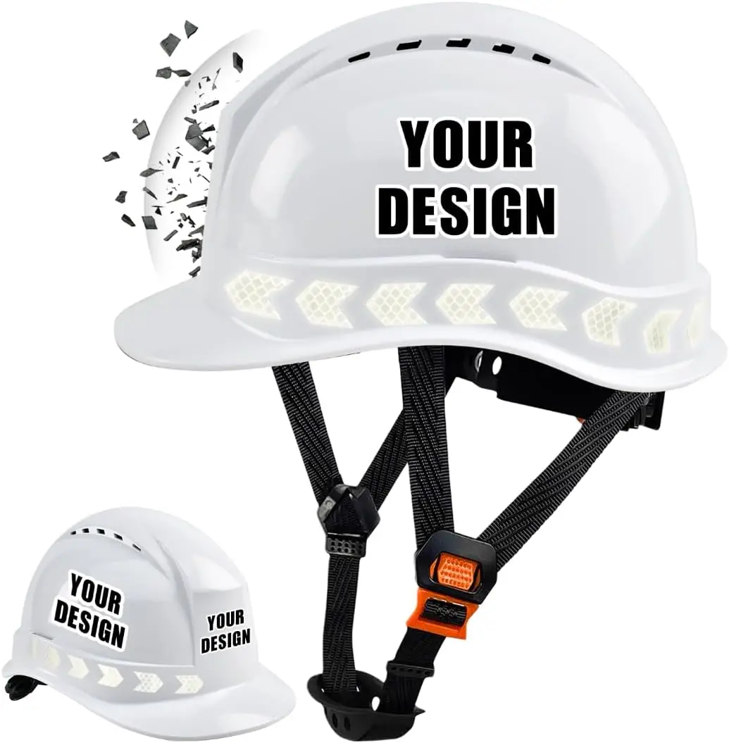 2024 New Construction Helmet Carbon Fiber Style Industry Safety Hard Hat Logo