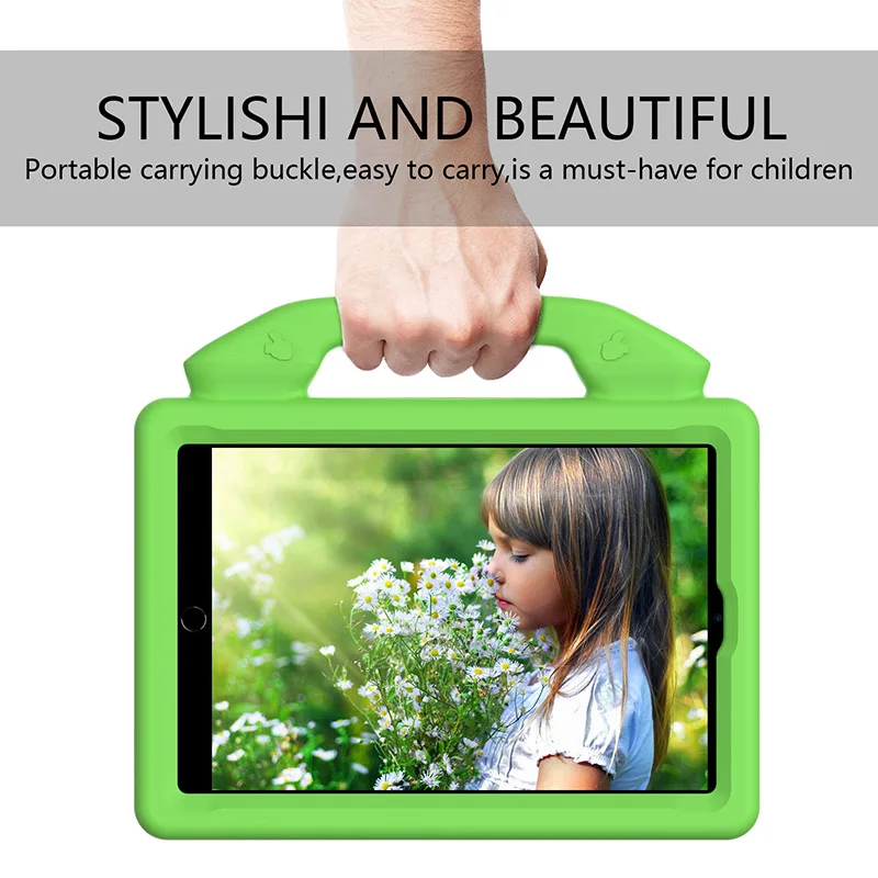 For iPad Mini 1 2 3 4 5 7.9 Inch Kids Tablet EVA Shockproof case with Finger Kickstand