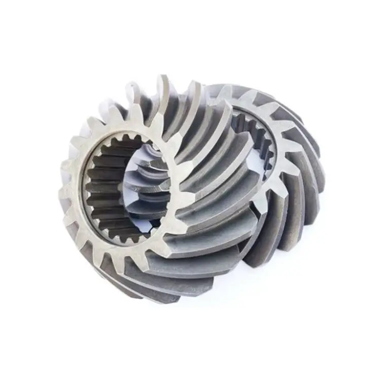 Aisi 4140 Custom Large Diameter Gear Manufacturer Rotary Kiln Steel Forging Spur Large Gear