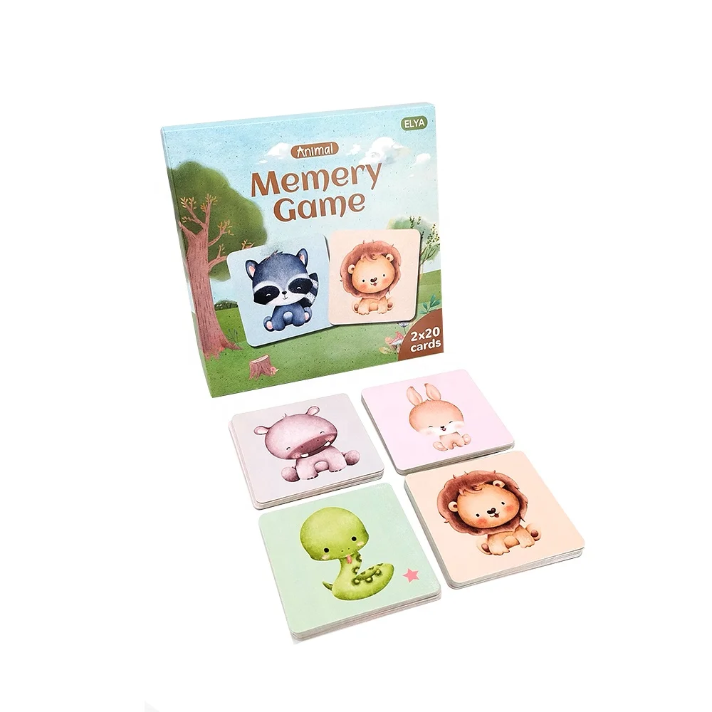 Professional Printed Memory Flash Card Matching Card Game