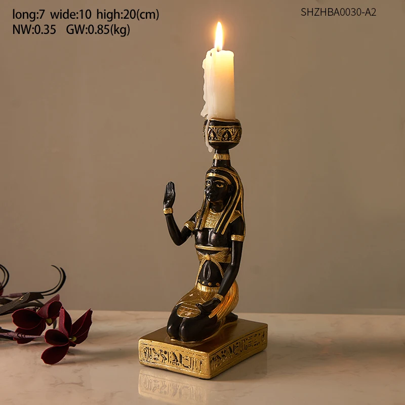 彫刻+オブジェ THE EGYPTIAN COLLECTION candle holder THE EGYPTIAN COLLECTION candle holder 彫刻/オブジェ