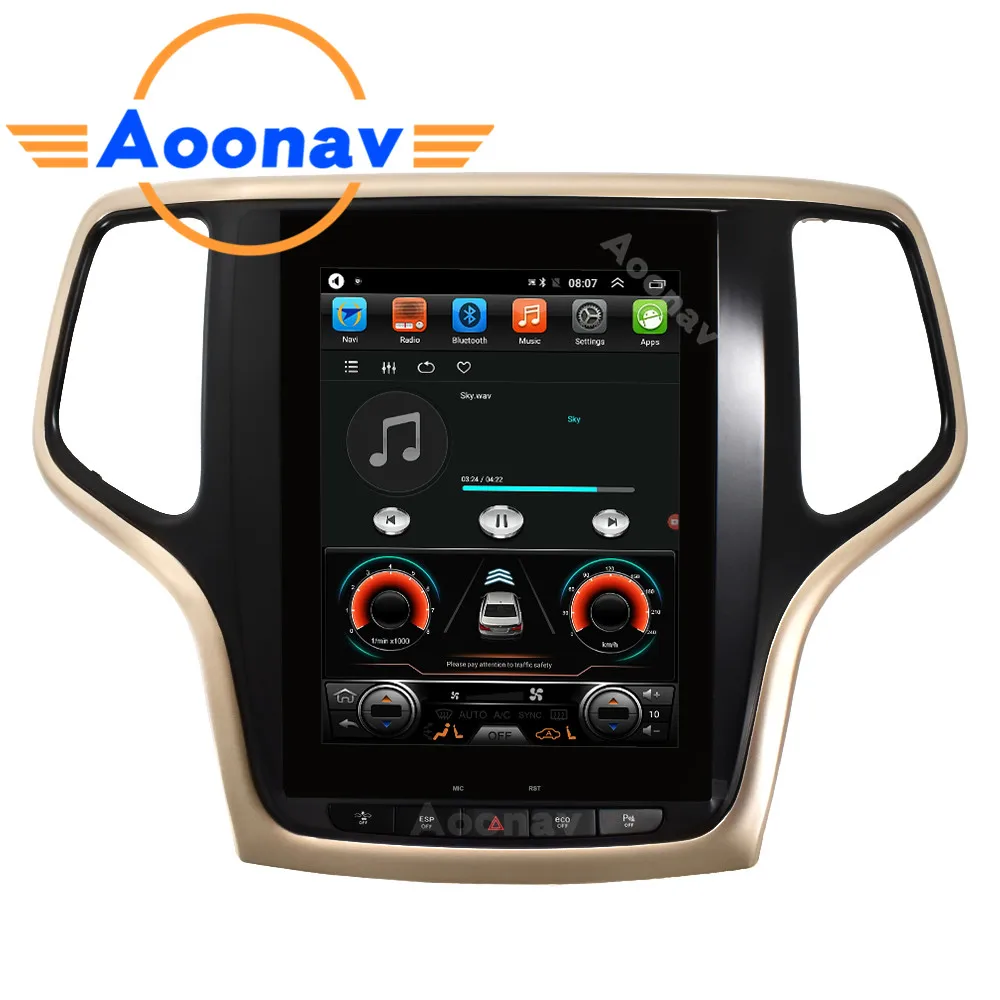 Android Car Radio Tap Recorder GPS Navi for JEEP Grand Cherokee 2014 2015 2016 DSP Head Unit Car Auto Radio Multimedia Player