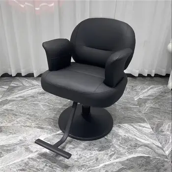 Professional Barber Armchairs Shampoo Chair Tilted Braiding Hair Salon Cosmetic Saloon Vintage Chairs Swivel Vanity Beauty Nail