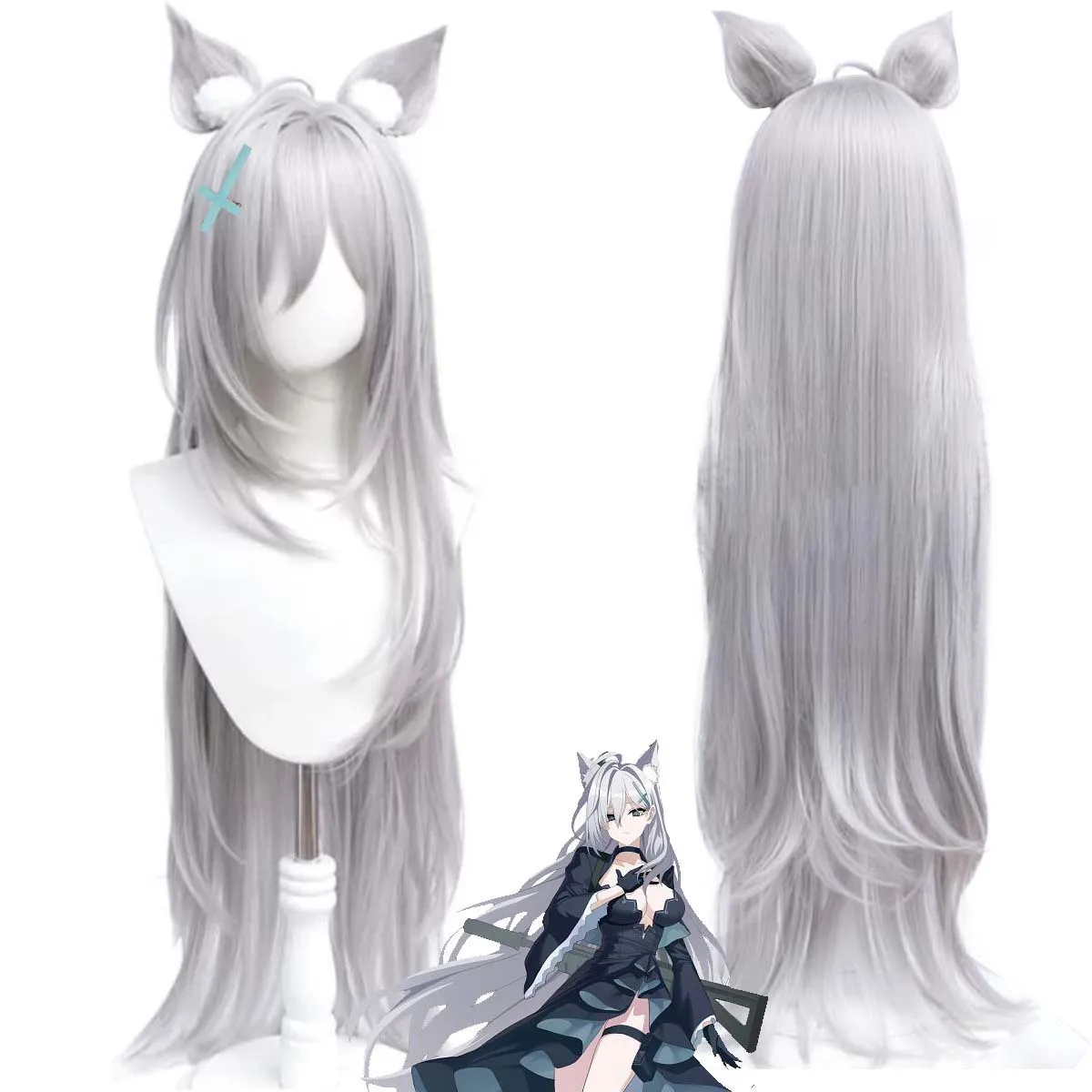Max Cos Sunaokami Shiroko Wig - Perfect for Anime Fans