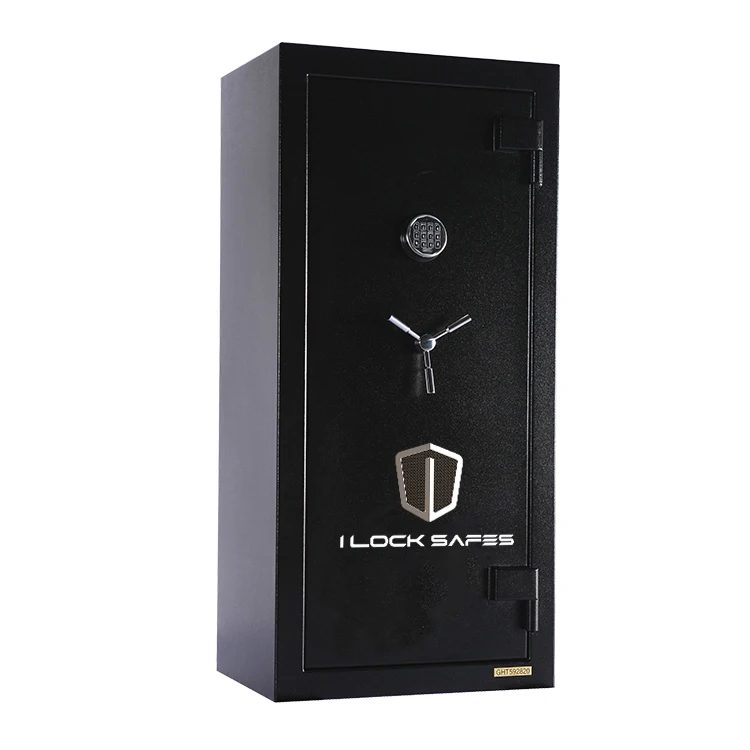 Steel  High Quality Security Heavy Biometric Gun Safe  Fireproof Function of Guns and Gun Vault Room
