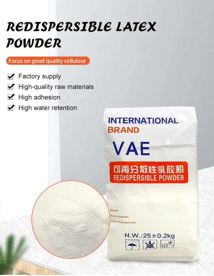 China Factory RDP Construction Mortar Additives Vae Redispersible Polymer Powder