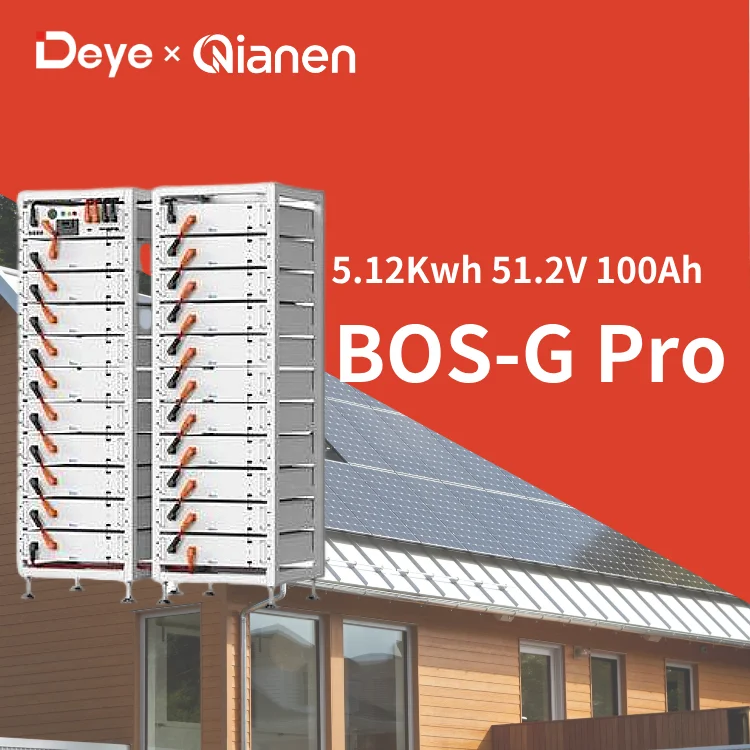 Deye Bos-G Pro Split Stackable 5.12kWh LiFePO4 Lithium Ion Batteries Energy Storage System CAN 100 Ah 51.2V 6000 Cycles