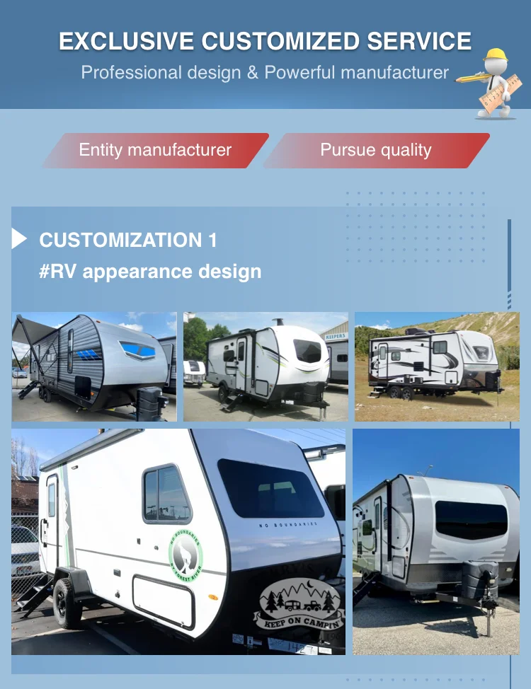 Professional Factory Wholesale Popular Campers Motorhomes Caravans Rv