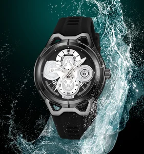 SKMEI 9349  High-end Fashion Atmospheric Texture Layered Dial Environmentally Friendly Luminous Men's Quartz Watch