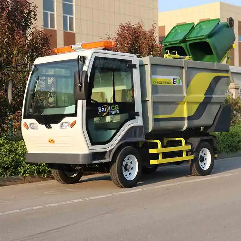 Factory Customized Full Electric Small Waste Trash  Rubbish Compactor  Collector  Vehicle Truck