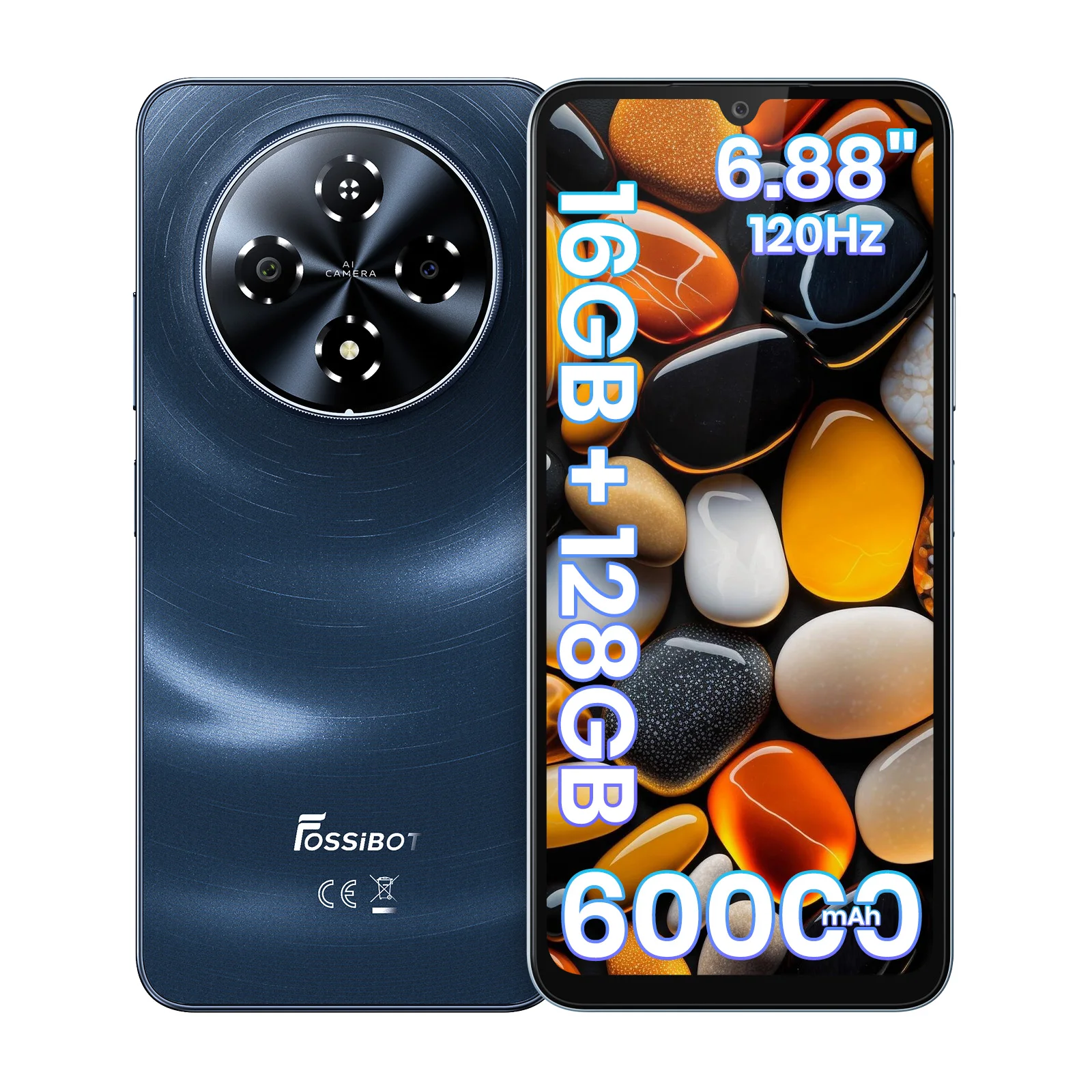 Fossibot S5 Original Android Smartphone 4Gb+128Gb Lightweight