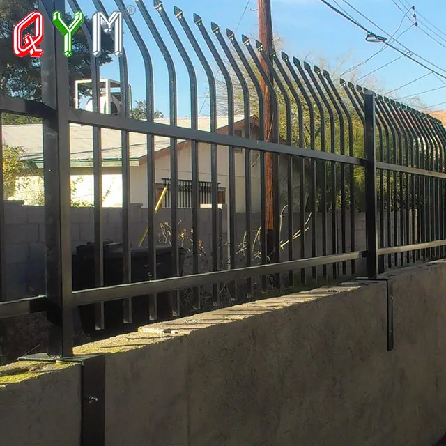 High Quality Cheap Wrought Iron Fence Panel Metal Fence Pickets