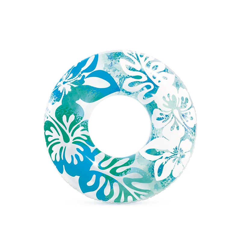 Intex 59251 Popular Swimming Pool Ring Adult Beach Inflatable Glitter Pool Floating Swimming Pool Ring