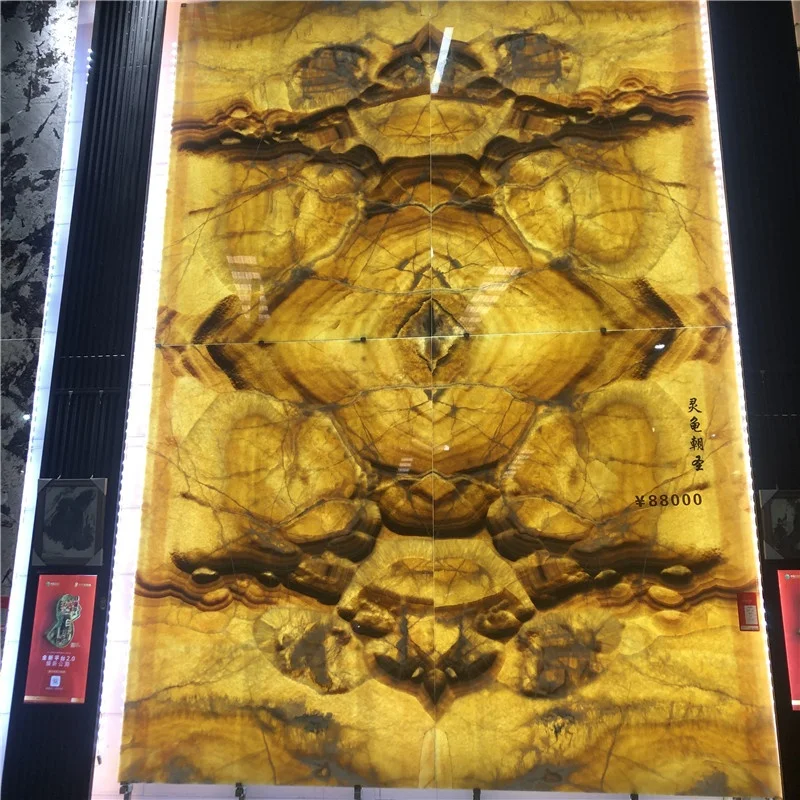 Translucent Bathroom Marble Wall Cladding Natural Stone Price Onyx villa cladding carved marble