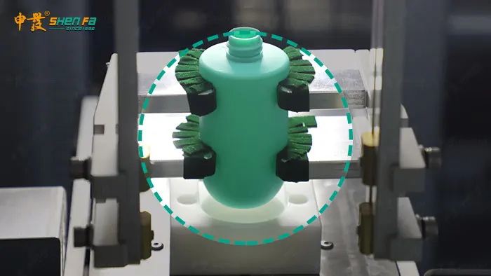 Máquina de impressão de posicionamento automática da tela de seda de 3 cores da precisão alta para a garrafa de leite