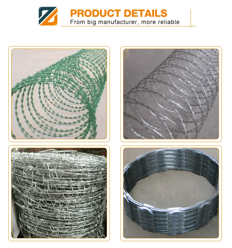 Galvanized Barbed Wire Roll/ Stainless Steel Barbed Wire Roll/ Wire