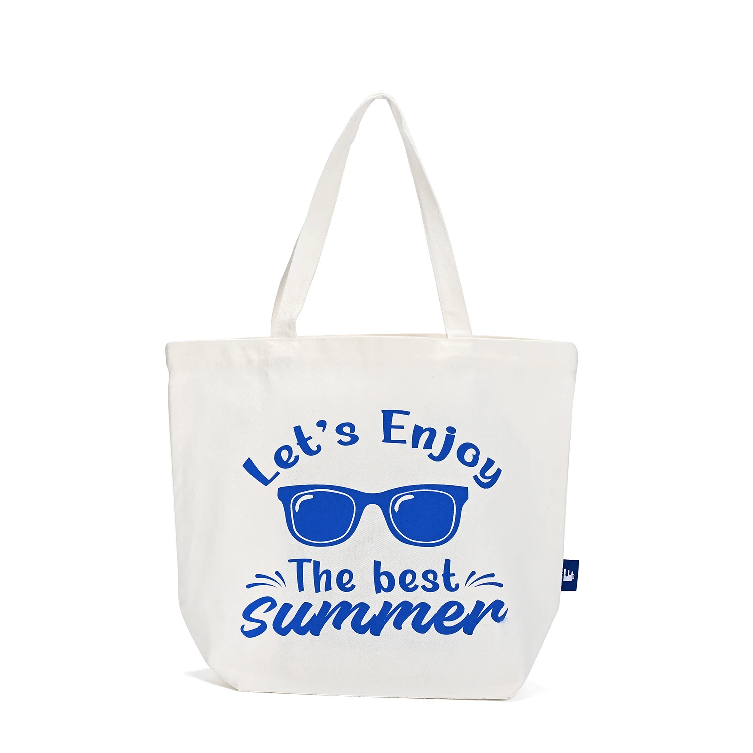 Recycled Cute Fashion Cotton  Women Shoulder Bag With Design Large Reusable Daily Carrying for Work Shopping Cotton Handbag manufacture