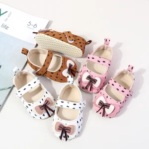 Summer New Arrival Inafnt Shoes Breathable Cotton Soft Soles Trendy Bowknot Princess Baby Shoes