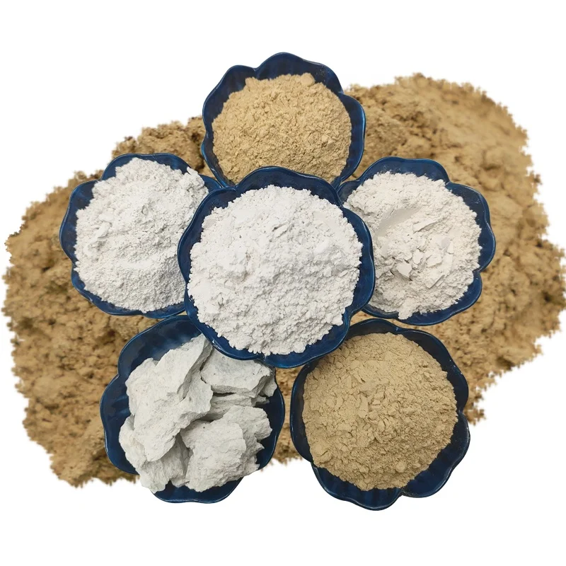 Wholesale bulk organic bentonite yellow white calcium sodium bentonite active white clay high viscosity clay