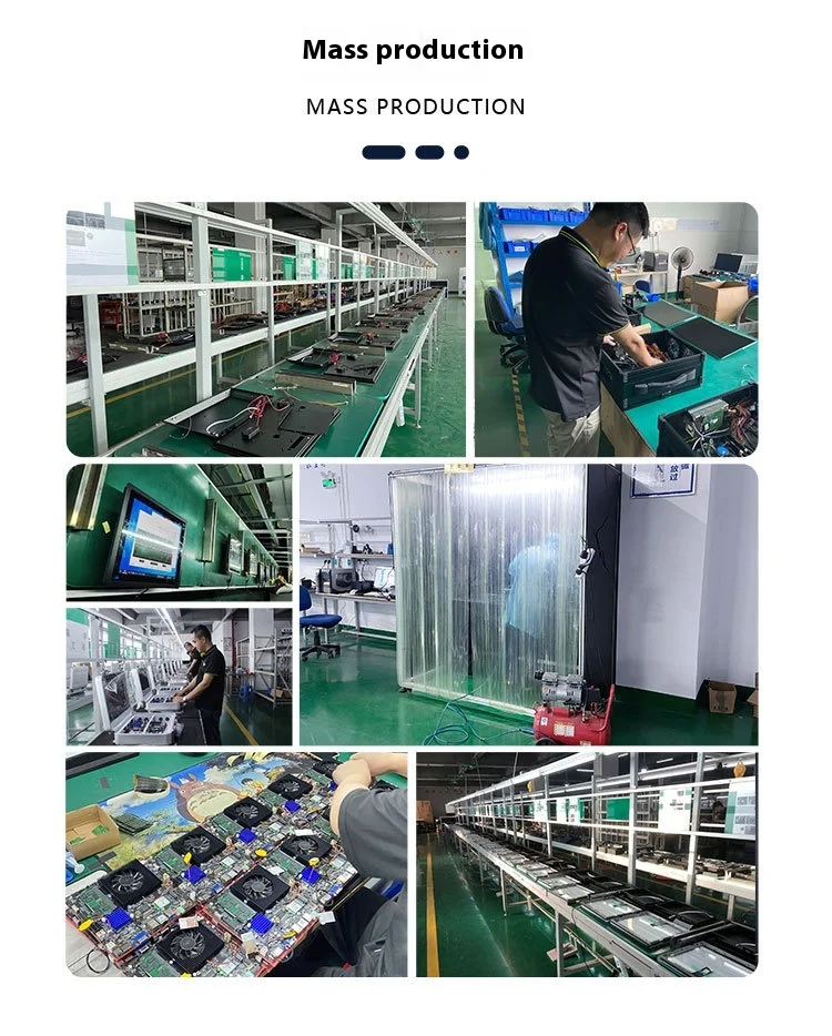 Custom All-In-One Industrial Tablet PC with Full Aluminum Enclosed Capacitive Screen Industrial Computer Accessory