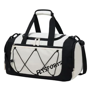 2026 Waterproof Oxford Gym Organizer Bag with Shoe Compartment Weekender Travel Sports Lightweight Carry on Bag for Women & Men