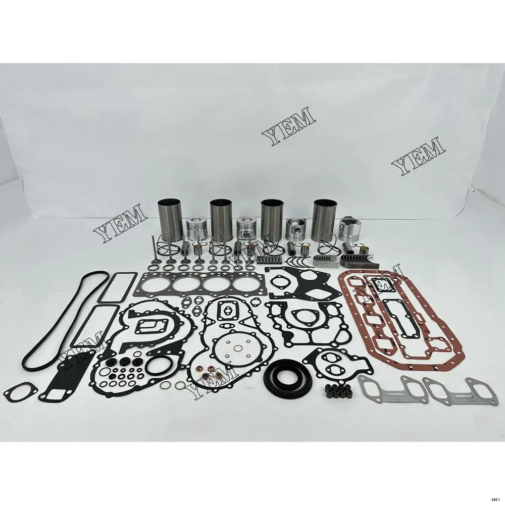 Engine Rebuild Kit With Piston Ring Bearing Valves Gaskets for Doosan DB33