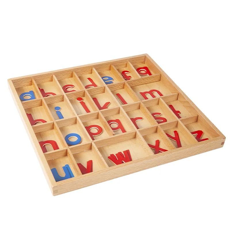 Montessori Language Materials Alphabet Letters Wooden Educational Large ...