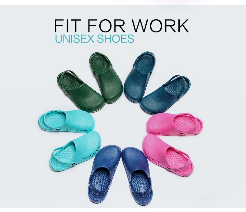 Хирургические сандалии эва на каблуках, тапочки, медицинская обувь для врачей и медсестер, для женщин и мужчин