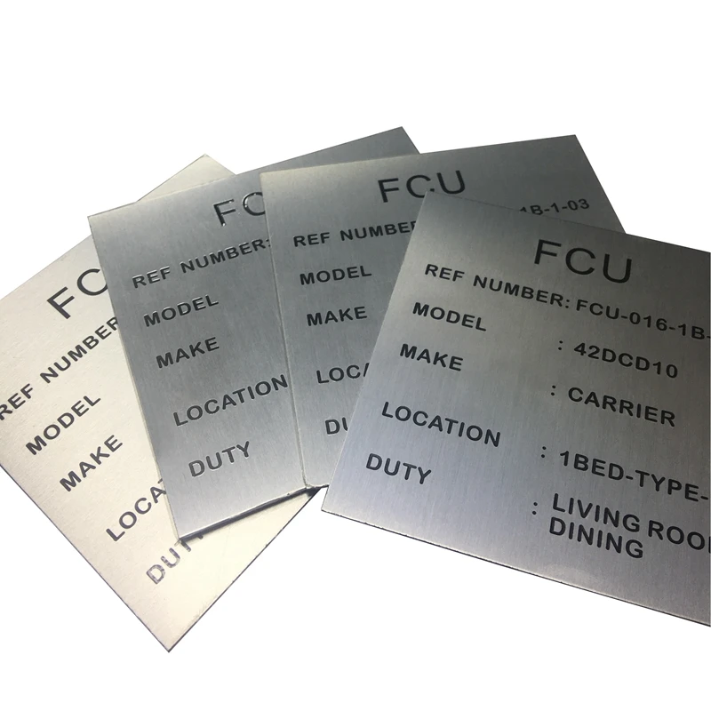 Anodized Aluminum Tags Blank or Laser Engraved 