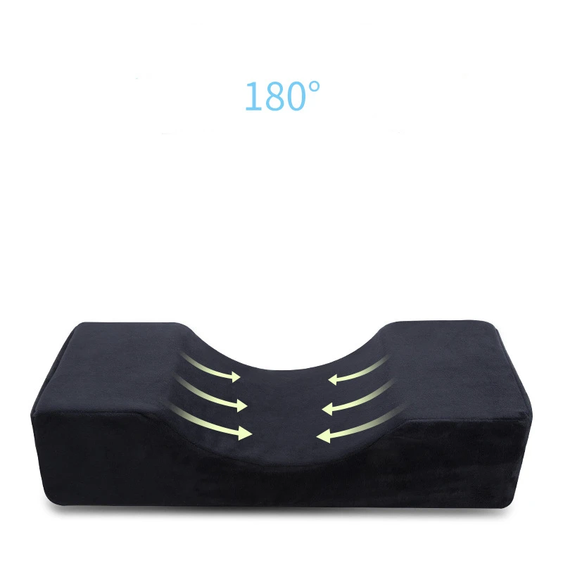 Eyelash Extension Neck Memory Foam Pillow Beauty Salon Curve Neck