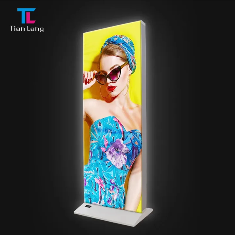 TianLang ponovno nabijiva SEG svjetlobna kutija dvostrana vanjska reklamna svjetlobna kutija ulični znak tkaninska svjetlobna kutija