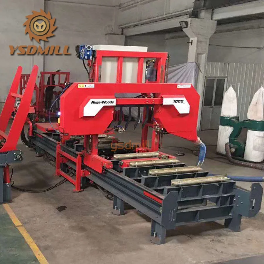 Sawmill Manufacturers Automatic Horizontal Wood Cutting Log Timber
