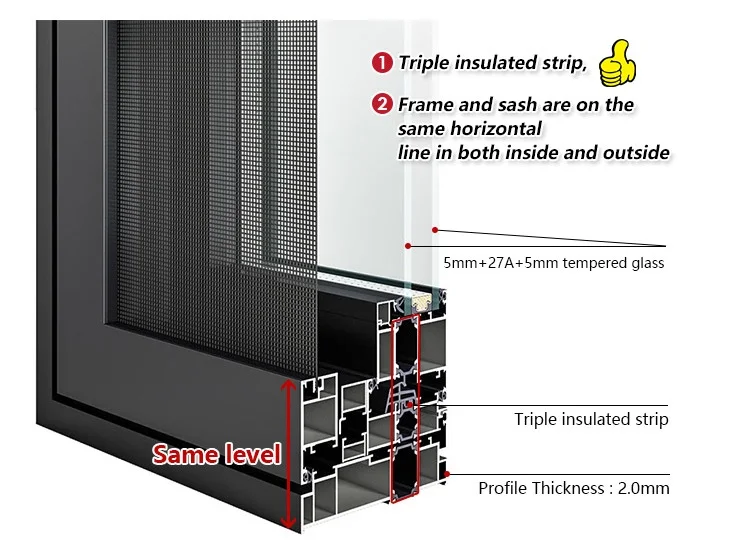 View of Crank Out Windows - Thermal Break Tilt and Turn Solutions