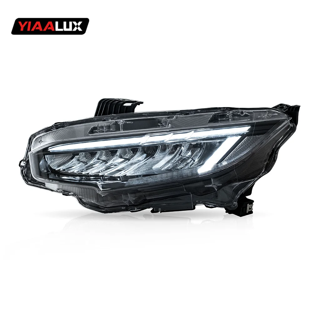 Vland Wholesale Project Head lights lamps 2018 2019 2020 2021 Led Car Headlight For Honda Civic 10th 2016 2017 Headlamp