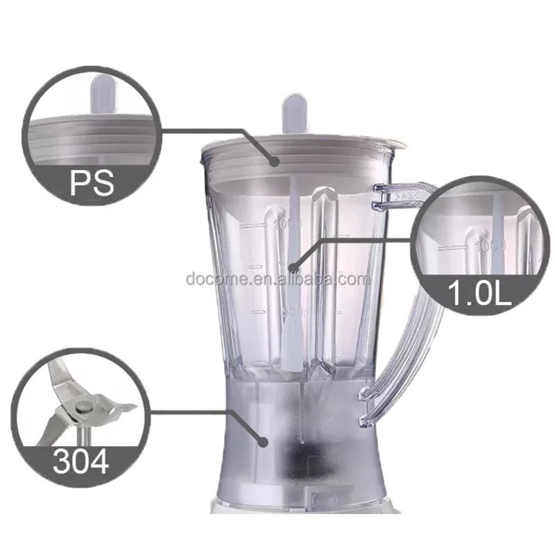 plastic blender jar: ga-sp-2042l plastic 1.0l