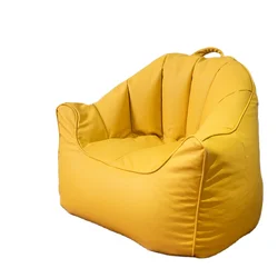 Portable Removable PU Fabric Soft Living Room Outdoor Bean Bag fill One Giant Bean Bag Sofa