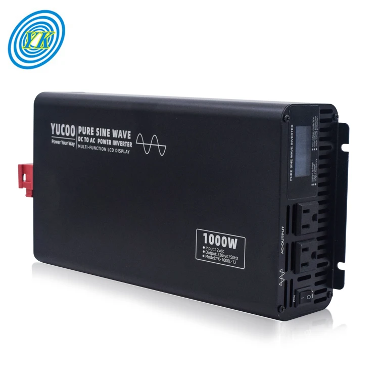 Full Automatic Dc Ac Power Inverter DC48 to AC220V Price 1kw Aluminum Single LCD 1000W 2000W Pure Sine Wave Dc Ac Inverter 50hz