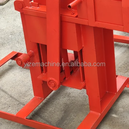 Manual Clay Brick Making Machine Compressed Earth Block Brick Machinery Interblocking Clay Brick Maker