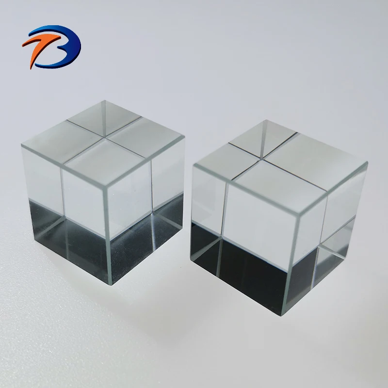 Optical BK7 Fused silica glass VIS NIR beamsplitter cube polarized 70/30 50 / 50 beam splitting polarization beam splitter