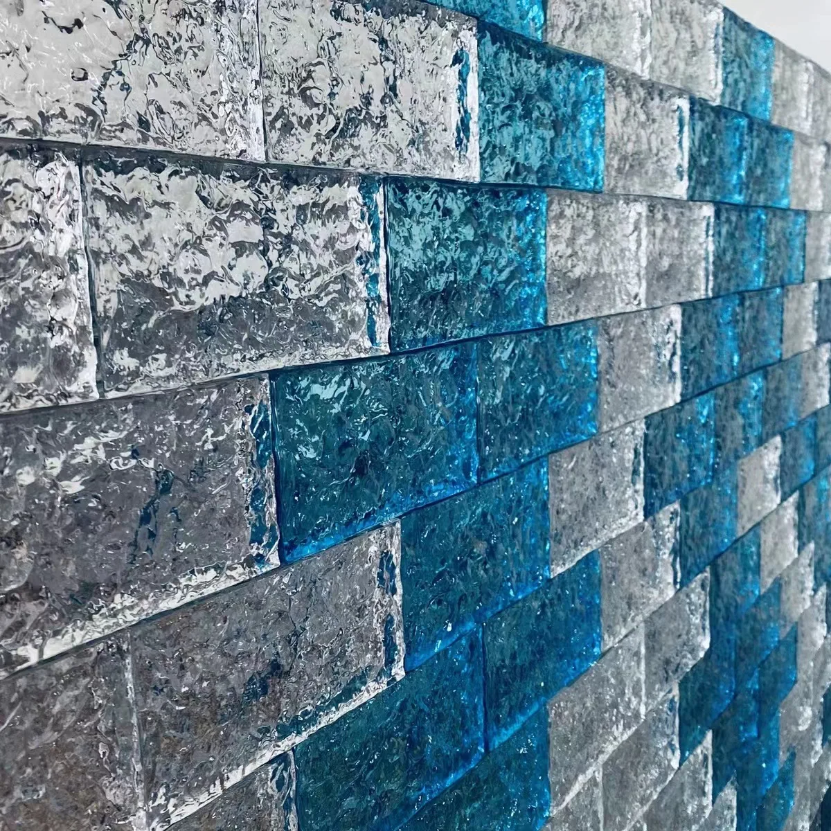 Professional Customization Multi Color Transparent Glass Brick Tough Glass Blocks For Partition