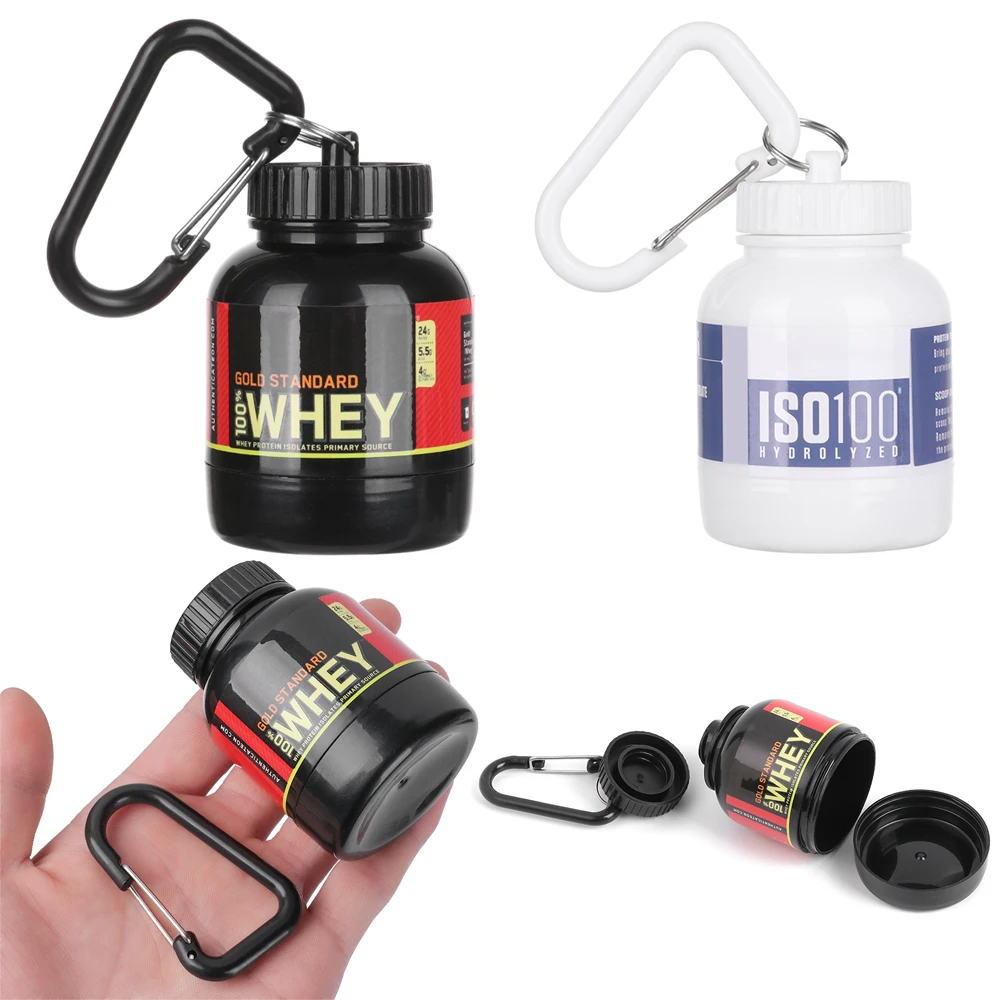 100ML Mini Portable Protein Container Powder Bottle With Whey